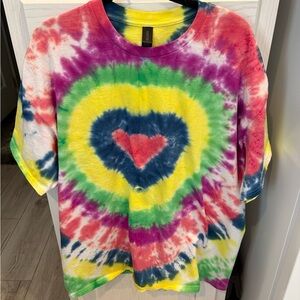 Gildan Tie-Dye Unisex T Shirt - Multicolor
